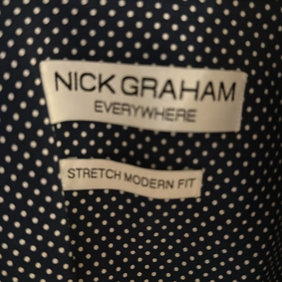 Men’s Medium Blue Dress Shirt - Picture 2 of 3